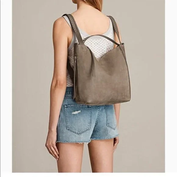 Allsaints suede Cooper convertible backpack purse AllSaints Backpack Bags & Handbags for Women for sale | eBay main image 2